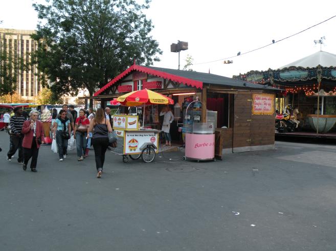  vendeur de crêpes et de gaufres, Montparnasse